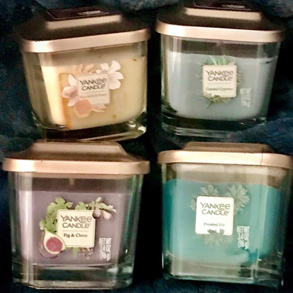 Yankee Candle Citrus Grove Medium 3 wick elevation candle - Picture 5 of 9